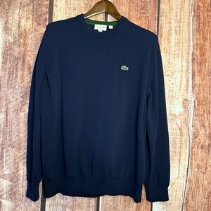 Lacoste Men's Dark Blue Crewneck Sweater